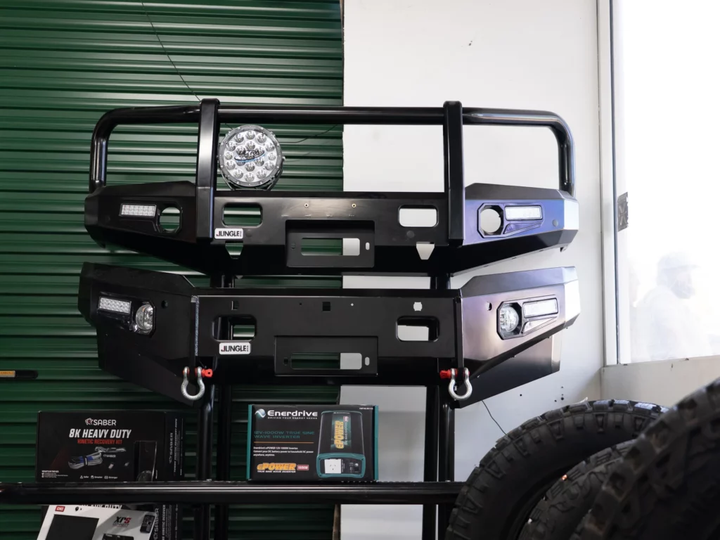 Selection of bull bars at Mudslinga Cardiff Newcastle