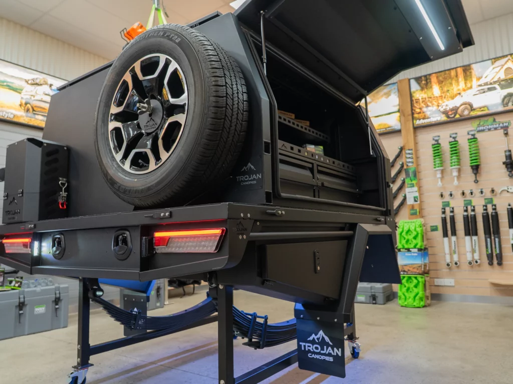Trojan Canopies Tray and Canopy Display