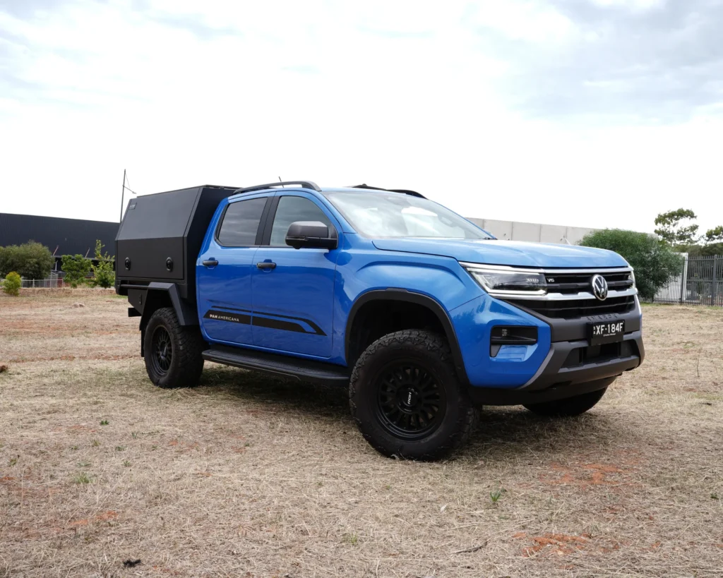 Low Profile Roof Platform on Trojan Canopies Service Body