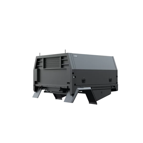 Trojan Canopies 1800mm dog box canopy passenger side closed