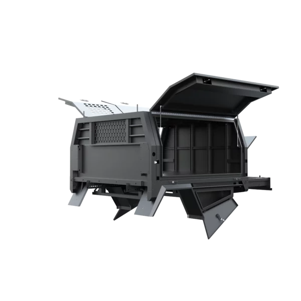 Trojan Canopies 1800mm dog box canopy passenger side open