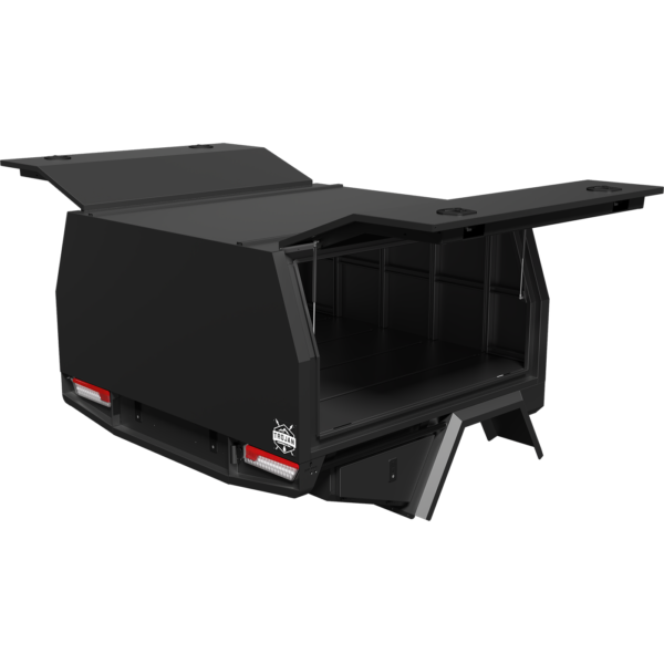 Image of Open Service Body from Rear Drivers Side