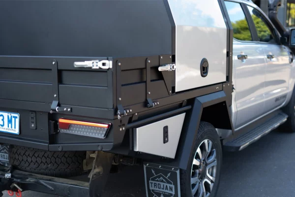 Trojan Canopies shortened tray sides