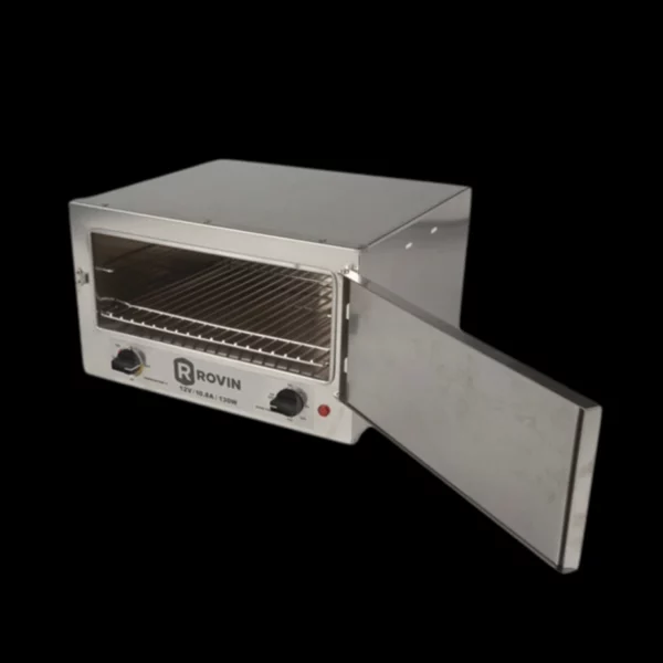 Rovin 12VDC Portable Stainless Steel Oven Installed