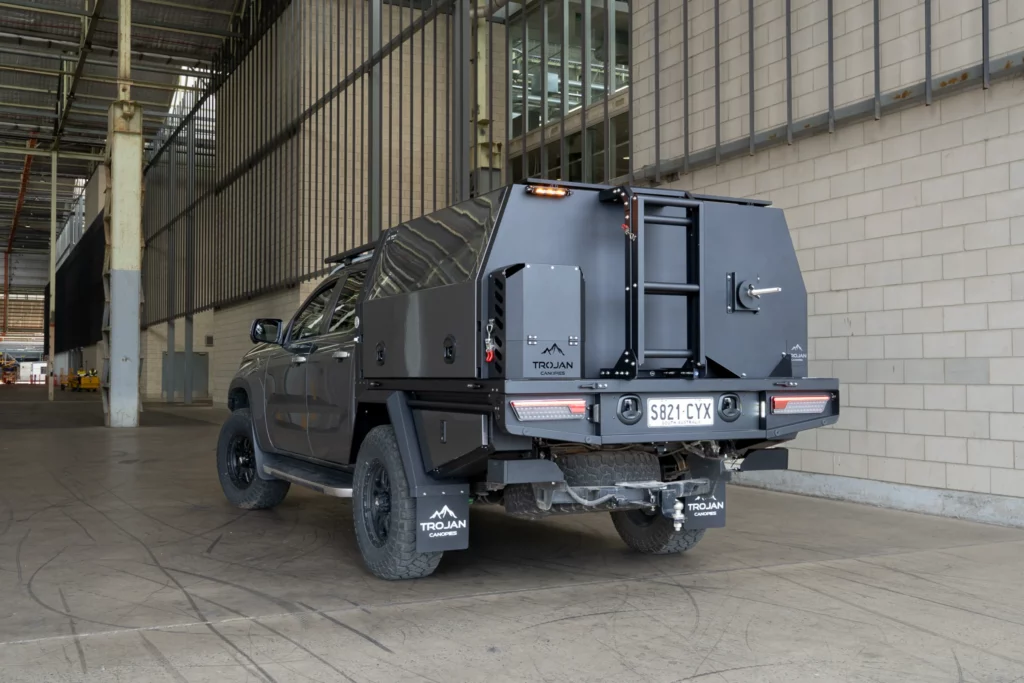 Alloy Tray and Canopy package on VW Volkswagen Amarok rear