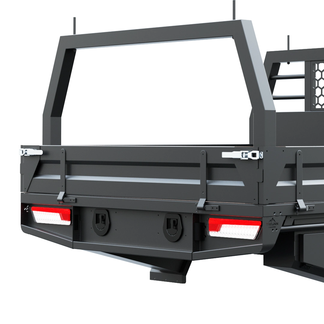 Removable rear ladder rack by Trojan Canopies