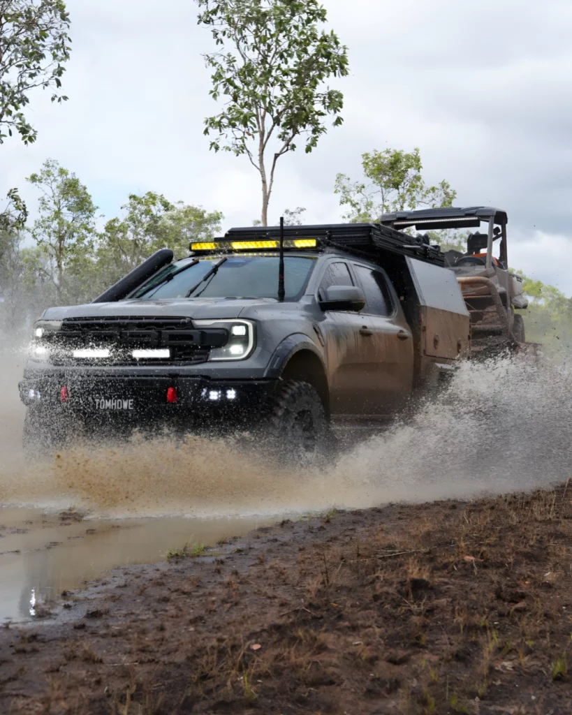 Tom Howe Ford Raptor in mud