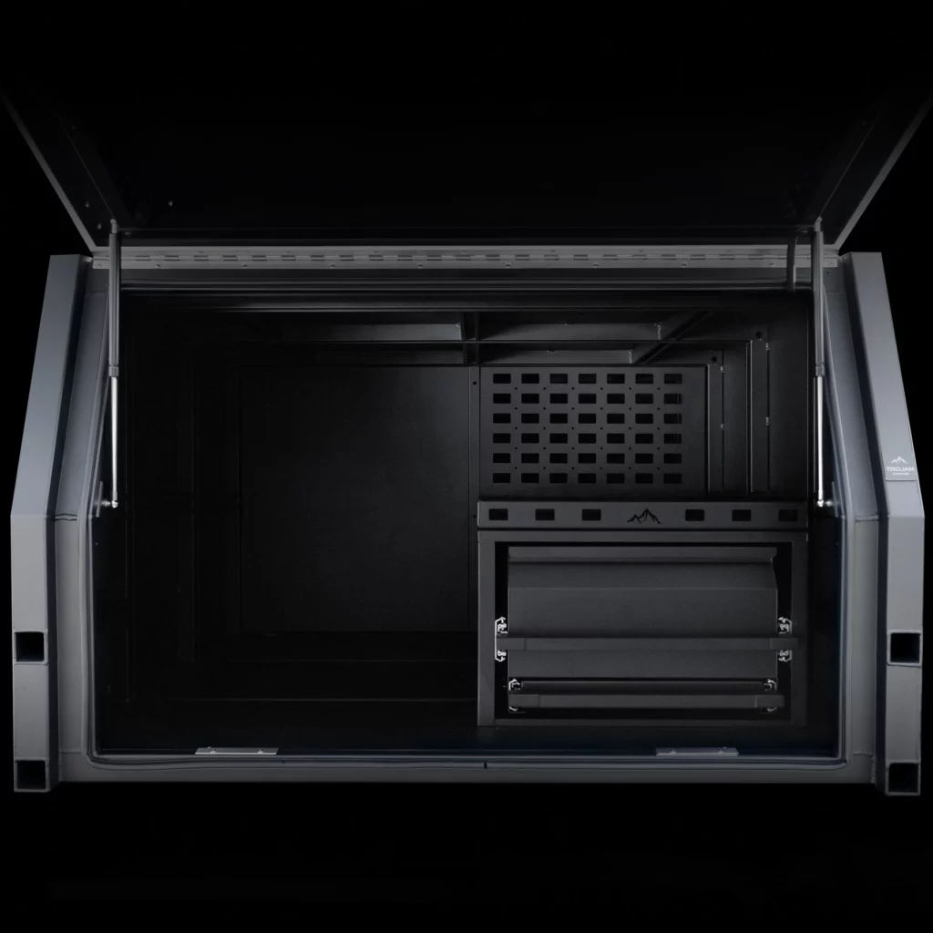 1400mm alloy canopy with aluminium kitchen drawer for lightweight, durable meal prep storage in 4WD setups