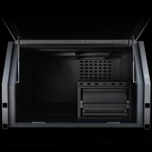 1400mm alloy canopy with aluminium kitchen drawer for lightweight, durable meal prep storage in 4WD setups