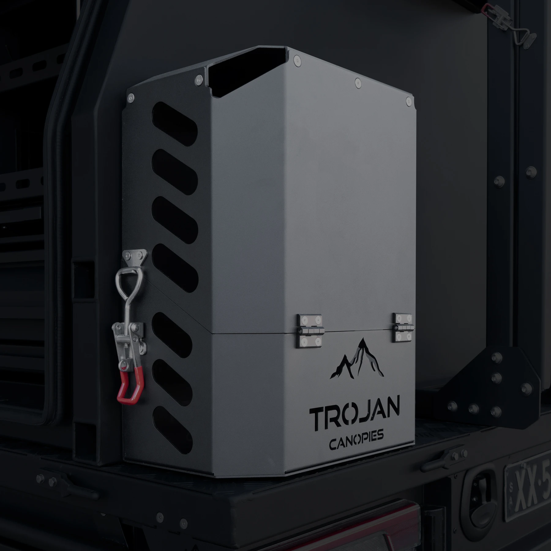 Alloy Jerry Can Holder by Trojan Canopies