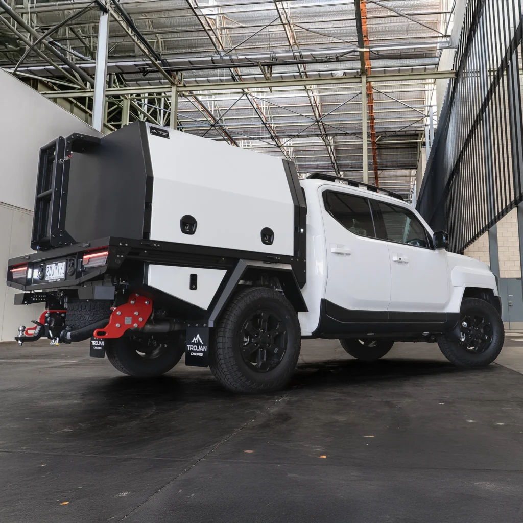 Kia Tasman with Trojan Canopies Package