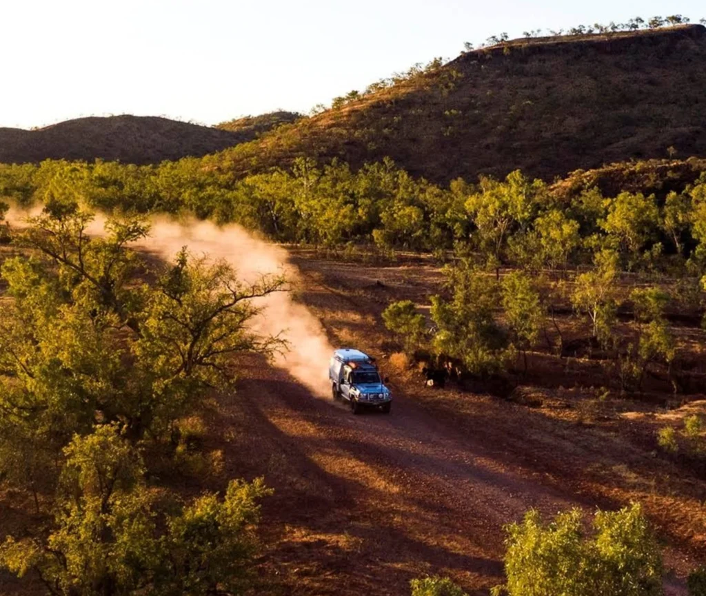 Landcruiser 79 Series in Red Dust