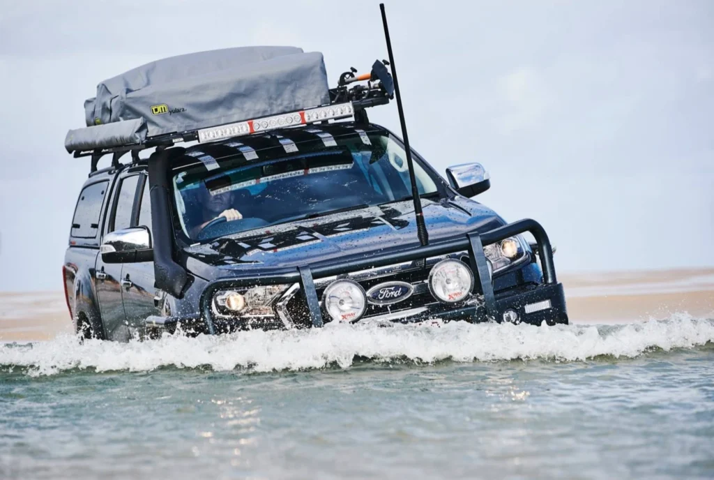 TJM Ford Ranger in Water Crossing