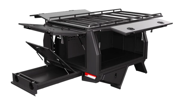 Trojan Canopies Trade Interior Drivers Side