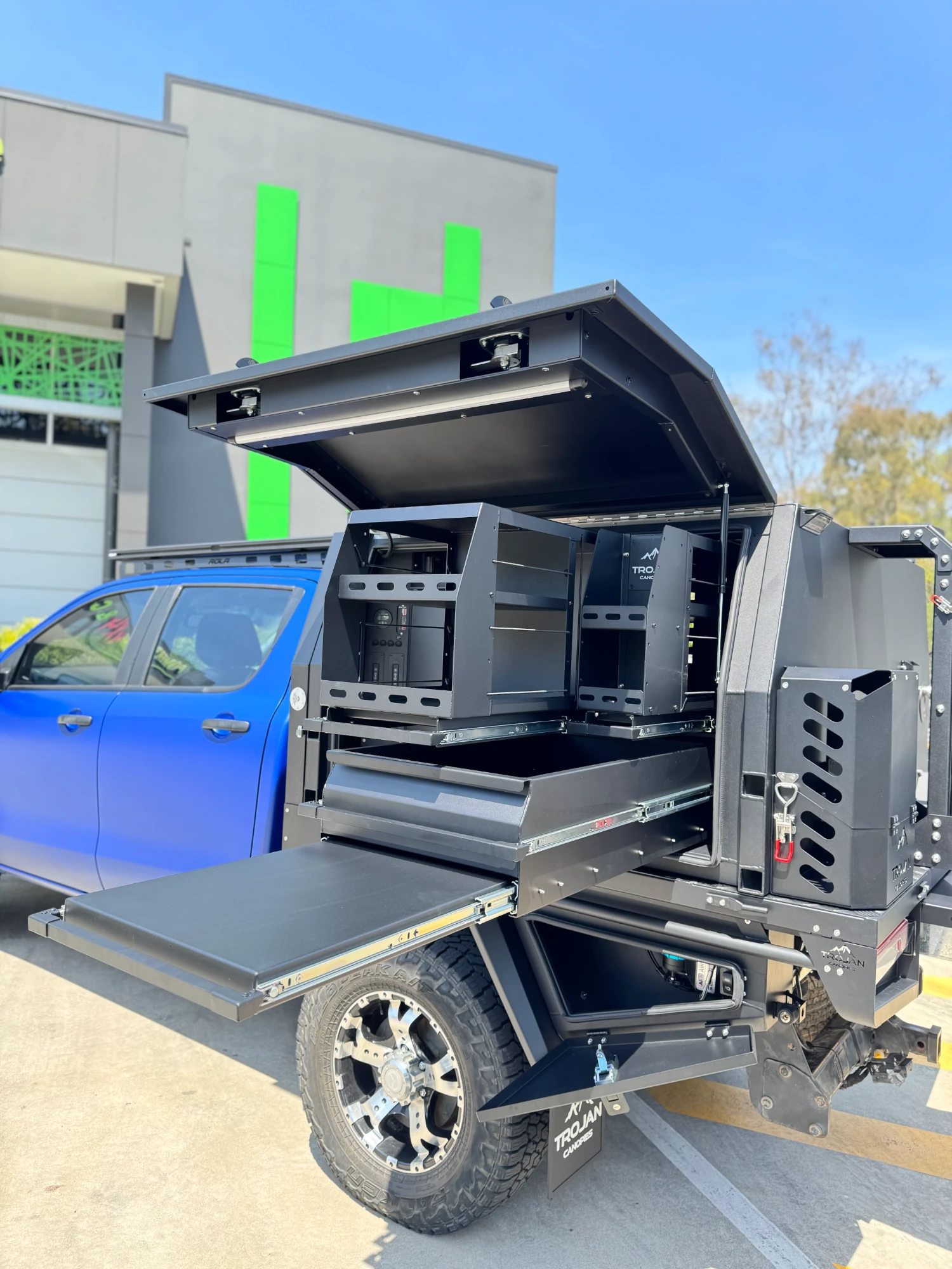 Premium pantry in Trojan Canopy on Mazda BT-50