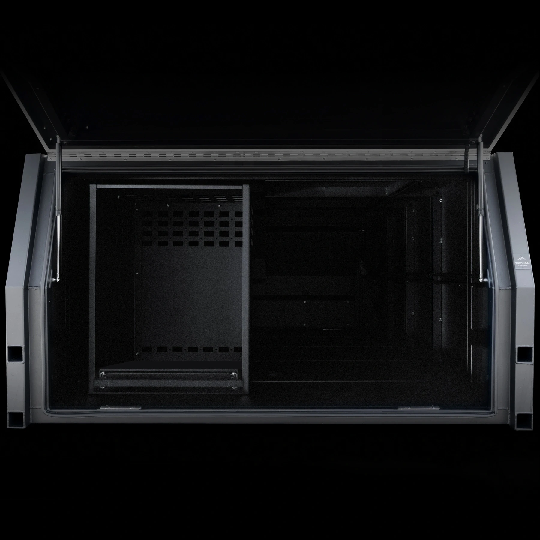 upright fridge slide out drawer