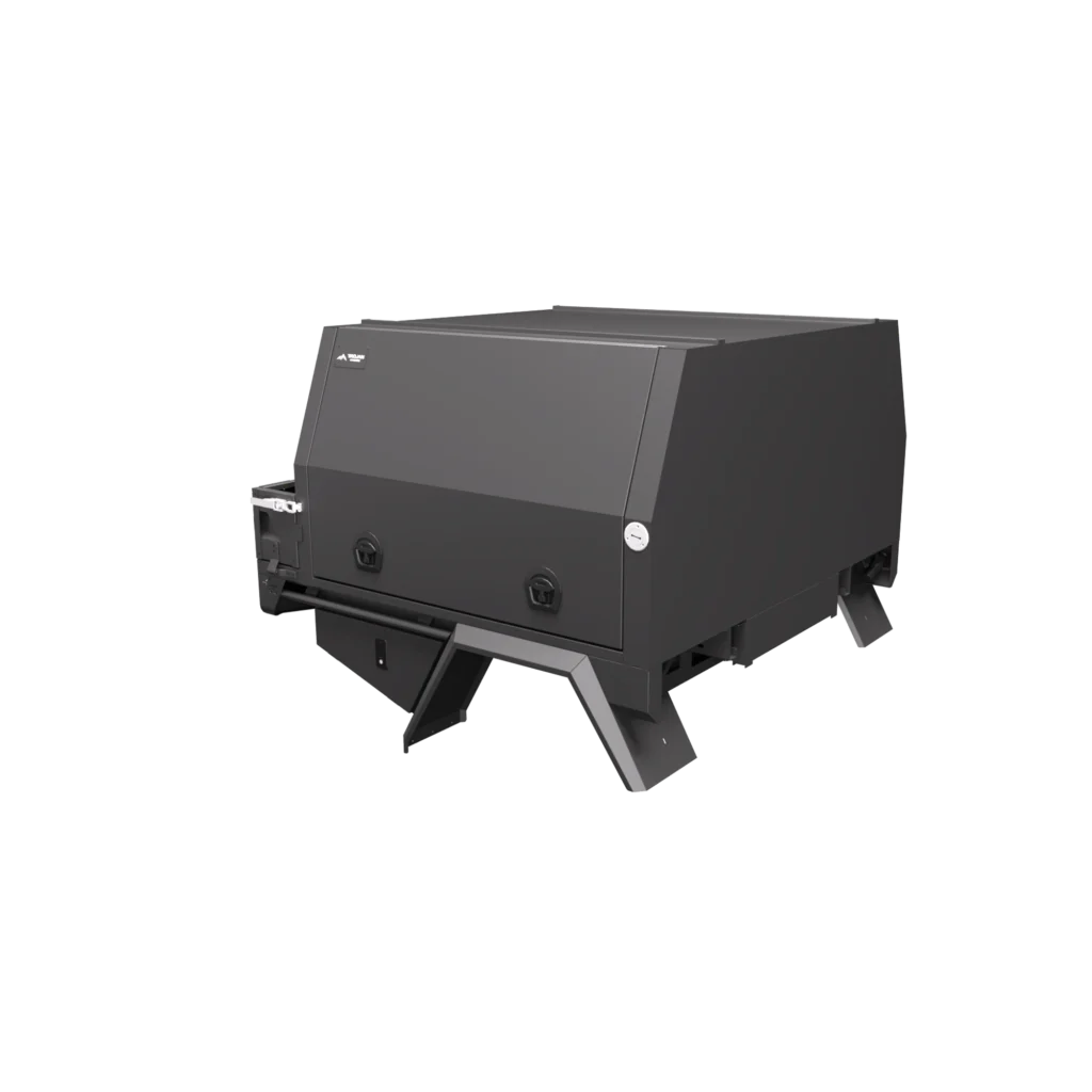 1400 Chassis Mount Service Body Front Driver Side Closed Tray Sides