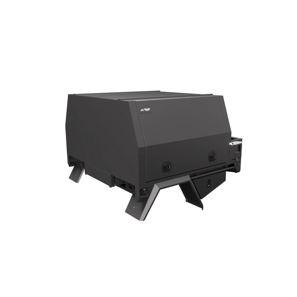 1400 Chassis Mount Service Body Front Passenger Side Closed Tray Sides