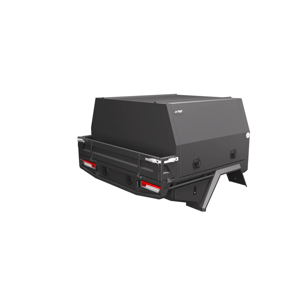 1400 Chassis Mount Service Body Rear Driver Side Closed Tray Sides