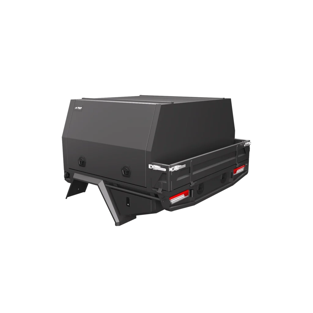 1400 Chassis Mount Service Body Rear Passenger Side Closed Tray Sides