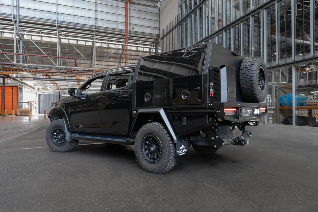 1400mm alloy Service Body by Trojan Canopies on a DMax