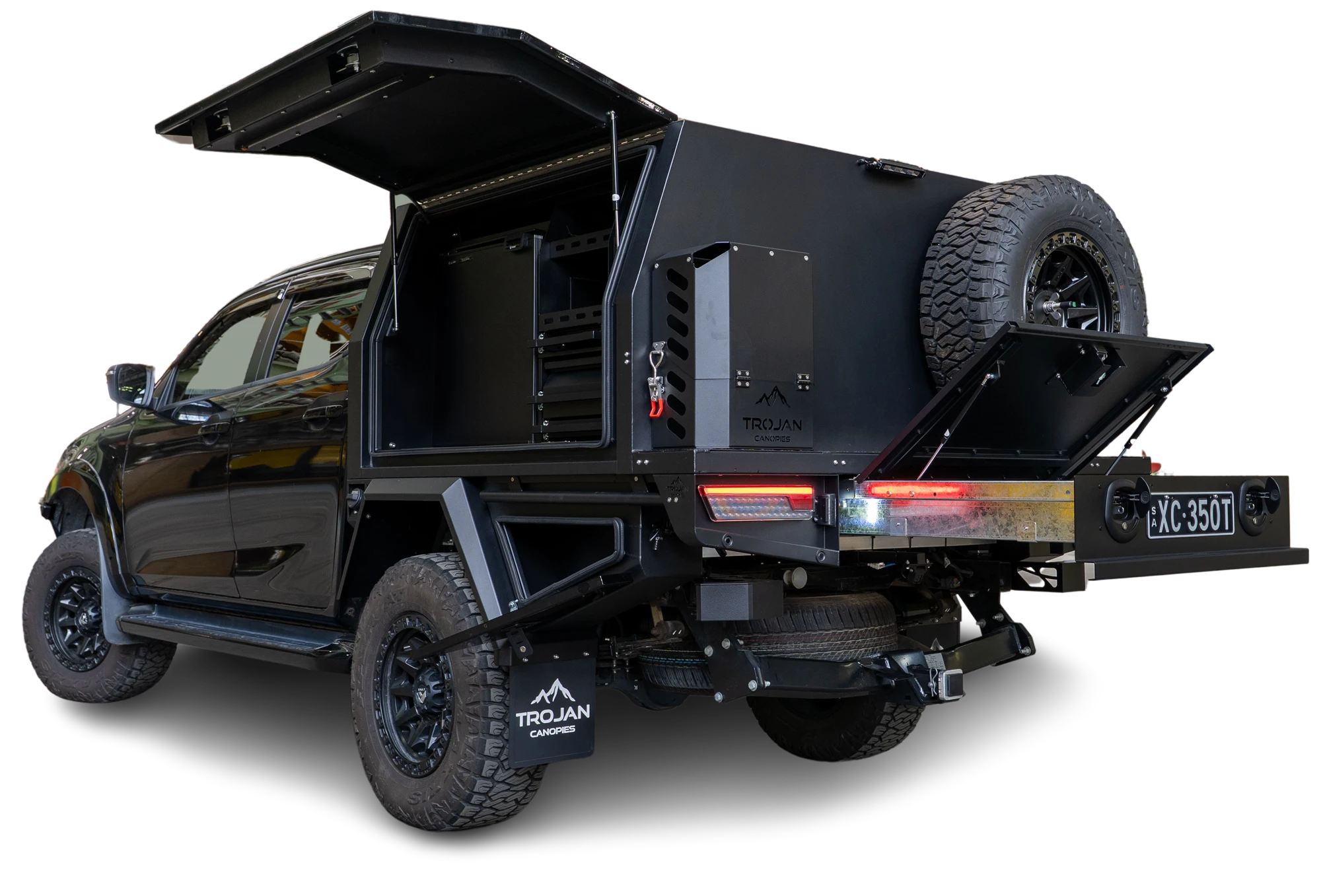1400mm chassis mount service body DMax