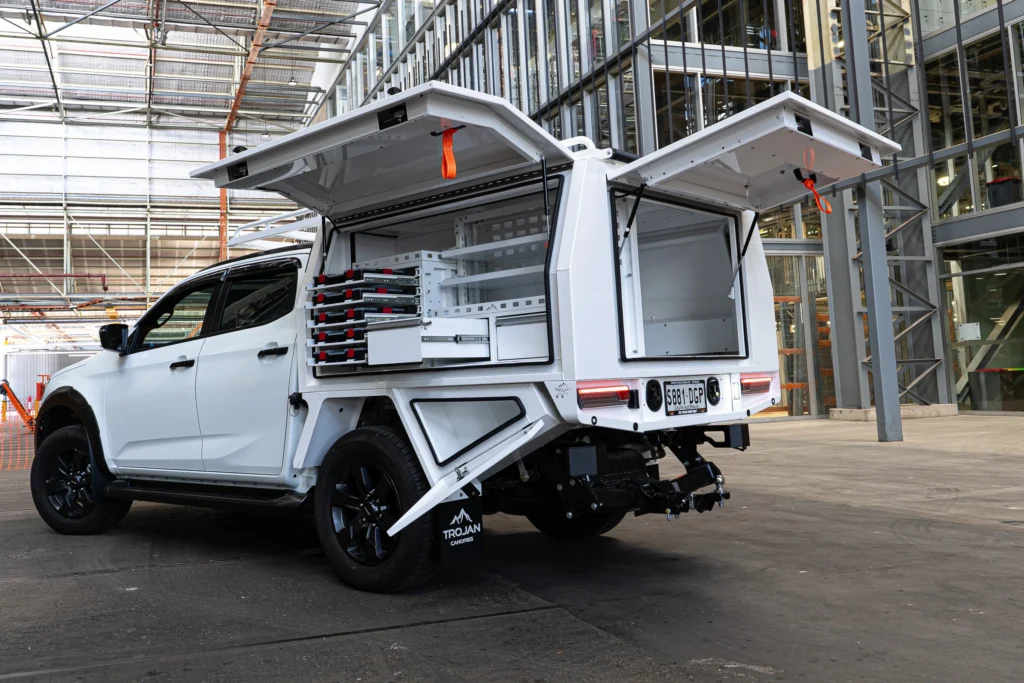 Chassis Mount Canopy Trade Body Passenger Side Storage