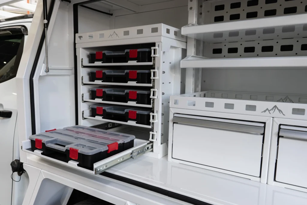 Chassis Mount Canopy Trade Body Removable Storage Cases