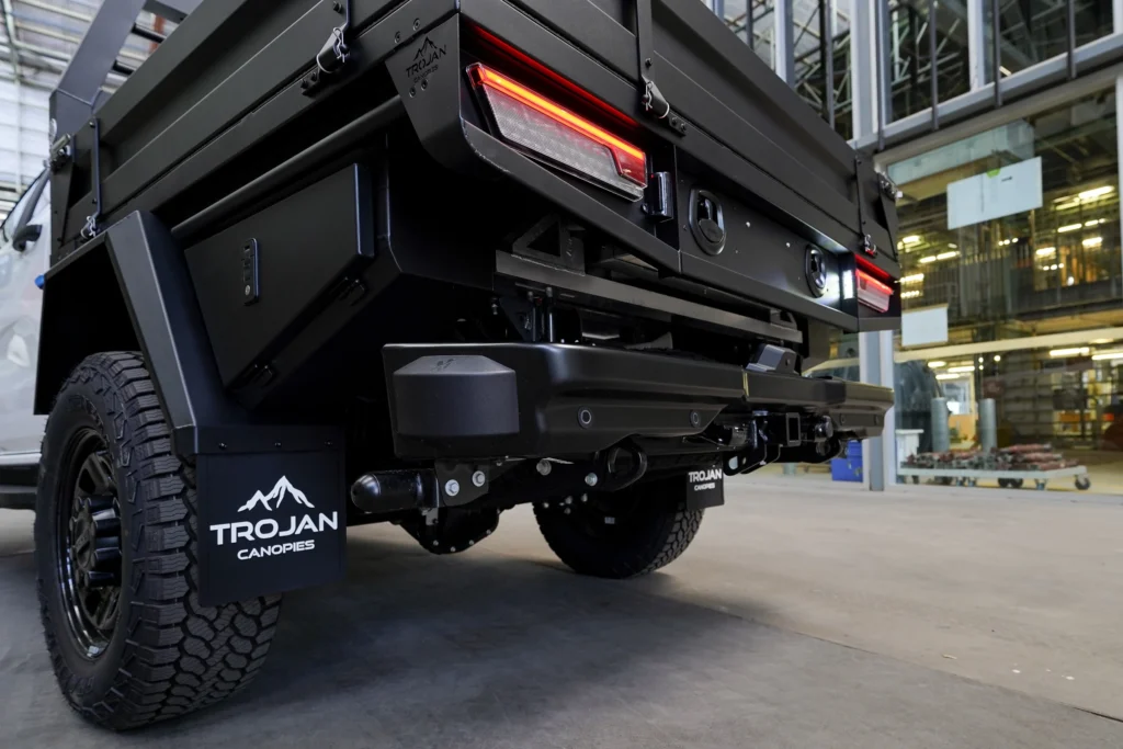 Ford Ranger Super Duty Rear Bar Close Up