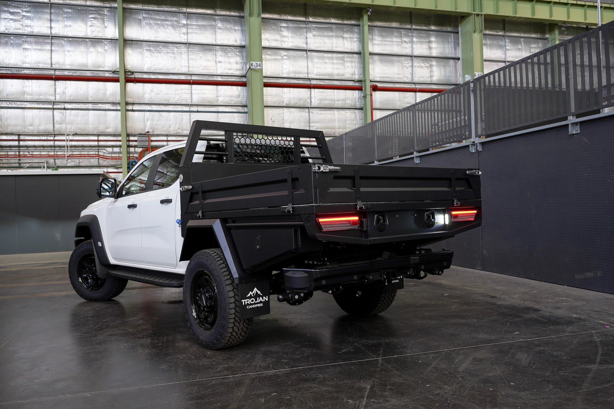 Ford Ranger Super Duty with Trojan Canopies Alloy Tray