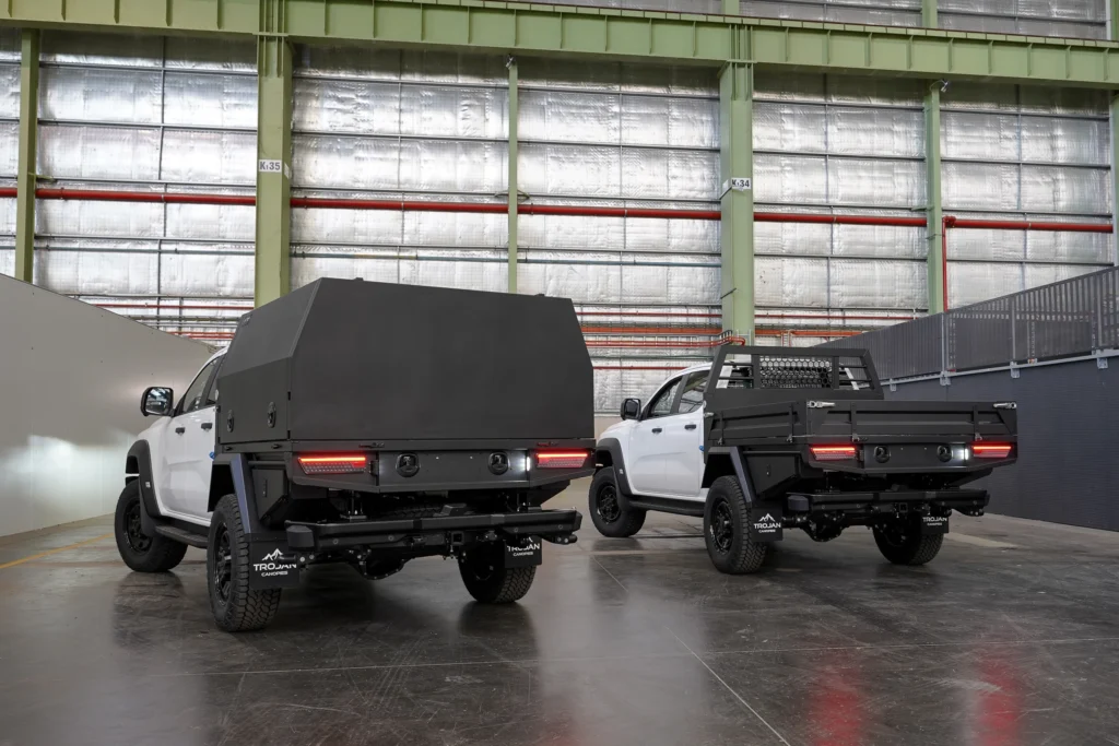 Trojan Canopies Tray only and Tray and Canopy Combo on Ford Ranger Super Duty