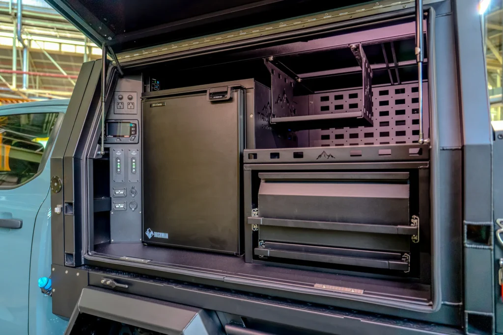 85L Bushman Fridge in Trojan Canopy
